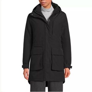 Lands' End Women's Black Utility Jacket